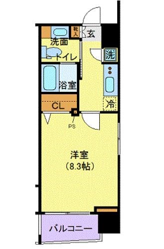 【メイクスデザイン南青山の間取り】