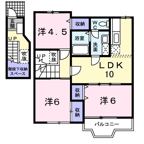 オストガッセツヴァイの間取り