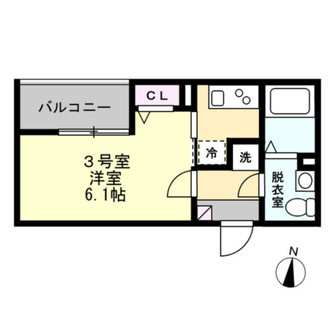 ベイルームヴィーダの間取り