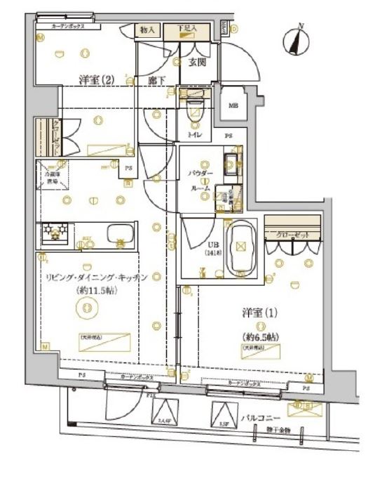 ドムス・スタイル武蔵小山の間取り