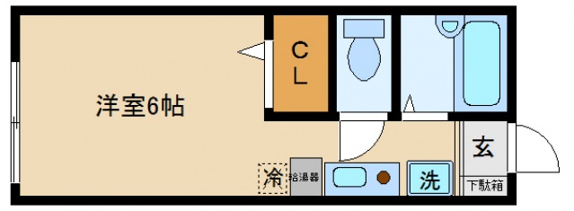 コーポサンフェローCの間取り