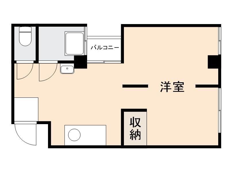 高松市瓦町のマンションの間取り