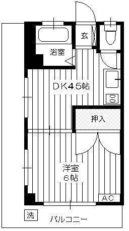 グローリー所沢の間取り