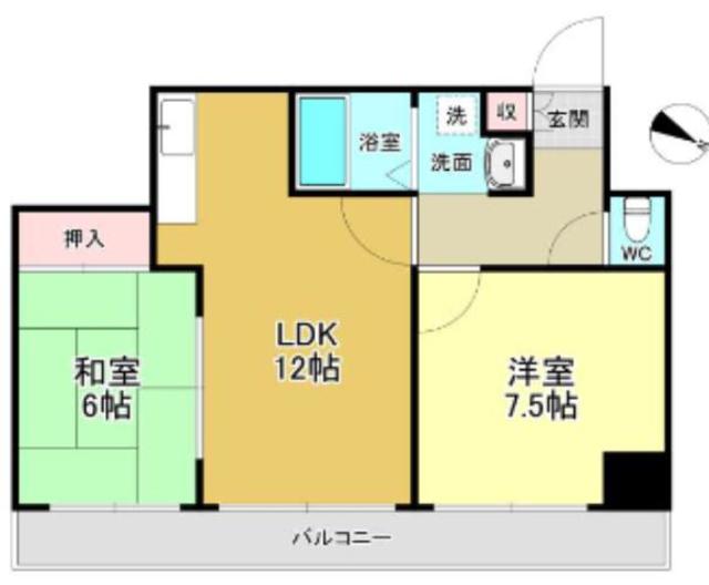 【横浜市泉区弥生台のマンションの間取り】