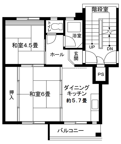 川崎下麻生第15号棟の間取り