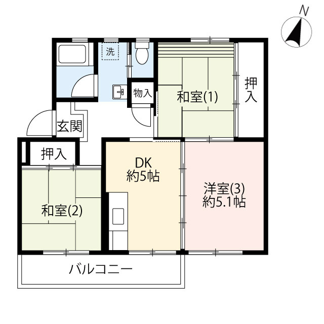 ＵＲ鶴川の間取り