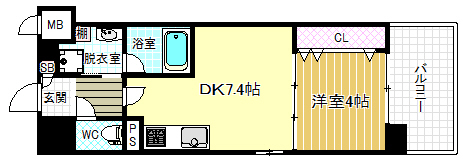 シャイニング福島離宮の間取り