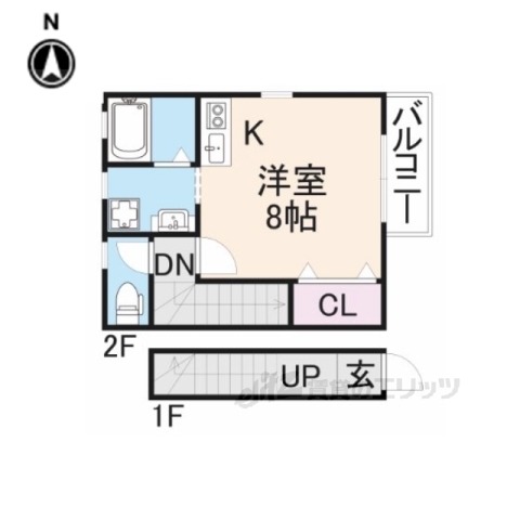 サンライズ尼ヶ辻Ｐ－１の間取り