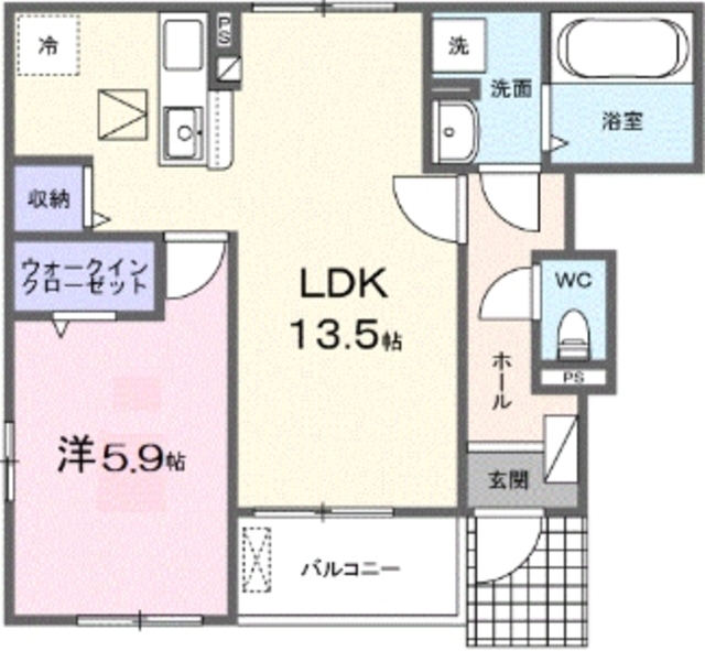 ナリッシュIIIの間取り