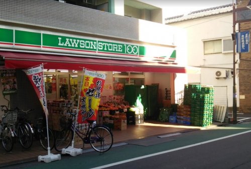コンビニ　ローソンストア100 板橋本町店（コンビニ）まで80m