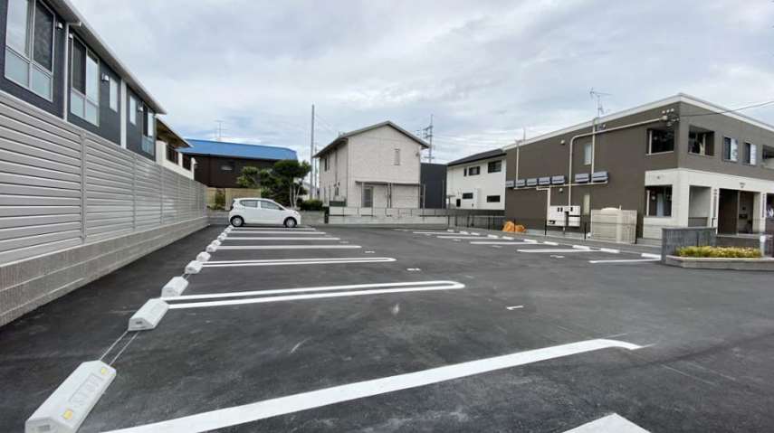 駐車場　眺望