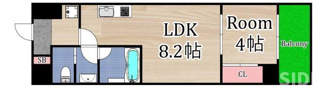 ブエナビスタ桜ノ宮イーストの間取り