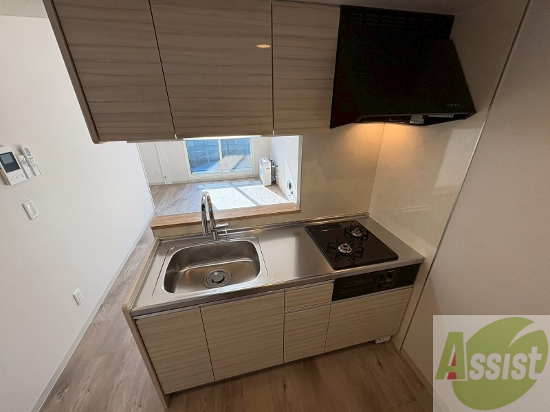 キッチン　システムキッチンなので、すぐお料理に使えます！