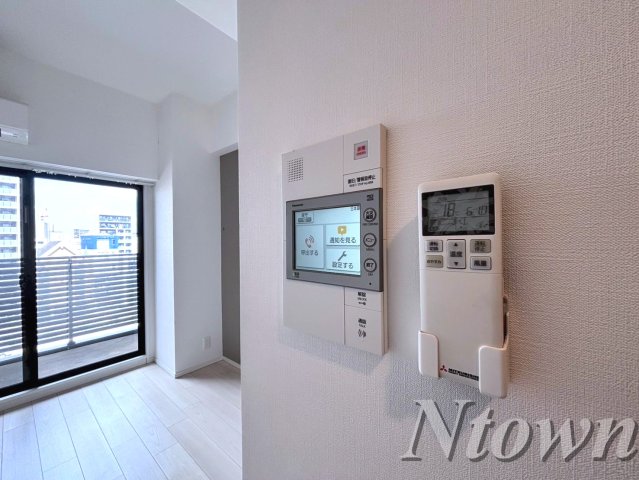 セキュリティ　モニター付きインターホンです