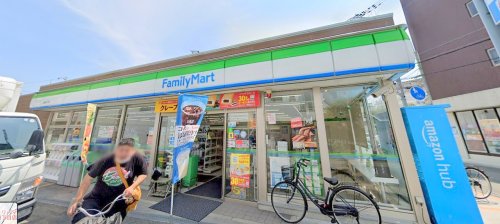 コンビニ　ファミリーマート 淡路四丁目店（コンビニ）まで268m