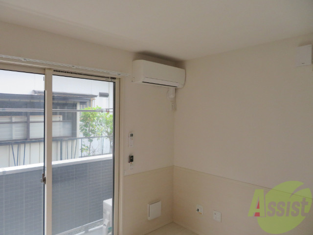 その他設備　エアコンが設置してありますので、寒暖対策もばっちり。