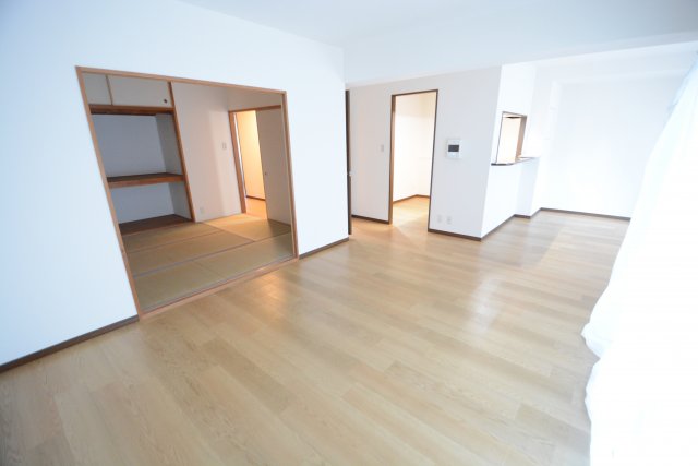 居室・リビング　カウンターキッチン付きのリビングです！