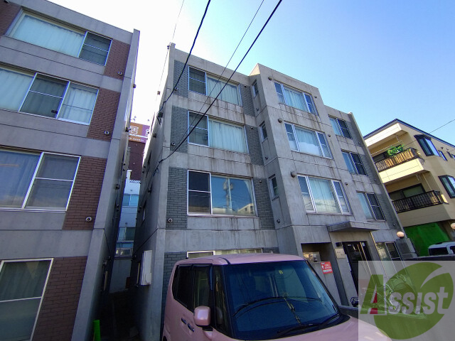 建物外観　札幌市北区麻生町「Ａｓａｂｕ　Ｗｉｎｇ」
