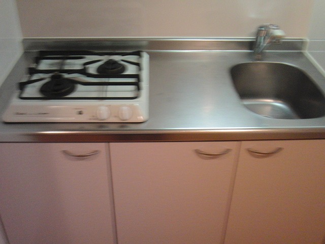 キッチン　料理が捗る2口ガスキッチン。