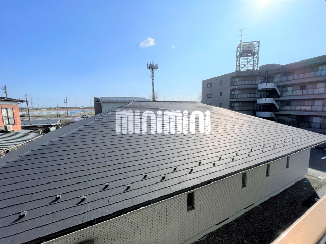 眺望　遮蔽物が無く、日当たりが良いお部屋です。