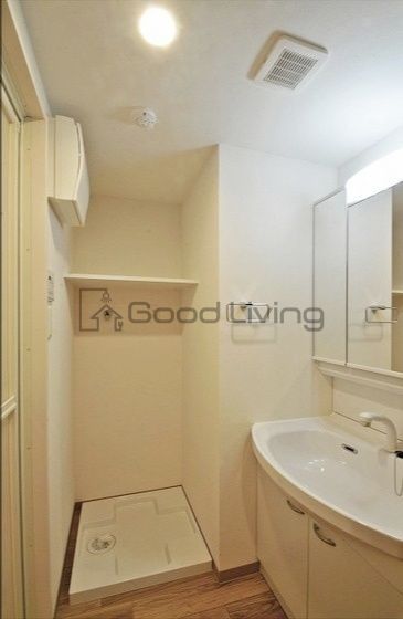 洗面設備　身だしなみもバッチリ