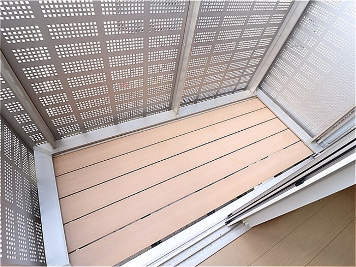 バルコニー　広々としたバルコニーです