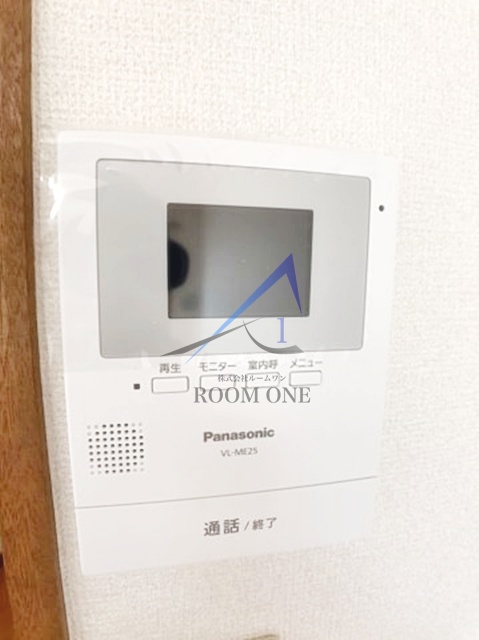 セキュリティ　モニター付インターホンです。