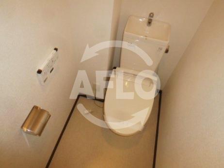 トイレ　オリエンス夕陽丘　温水洗浄便座