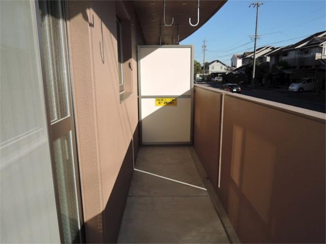 バルコニー　南向きのベランダ！