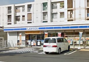 コンビニ　ローソン 戸畑夜宮二丁目店（コンビニ）まで602m