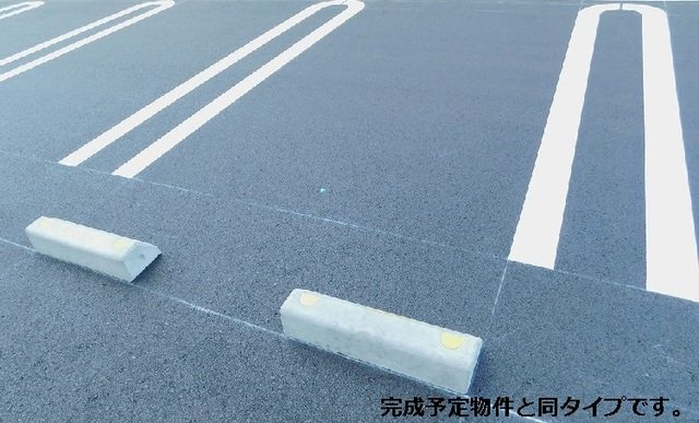 駐車場　駐車場に車を止められます