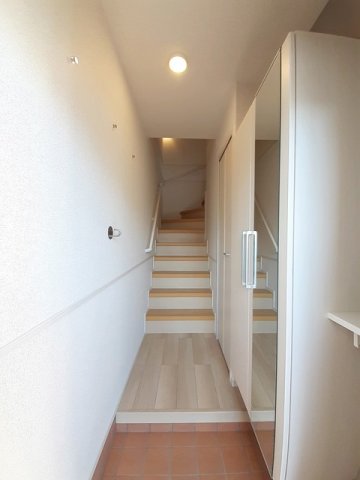 玄関　収納もある玄関です