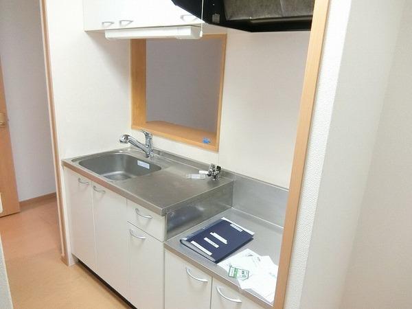 キッチン　ガスコンロ設置可！