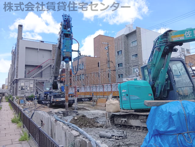 建物外観　建築中