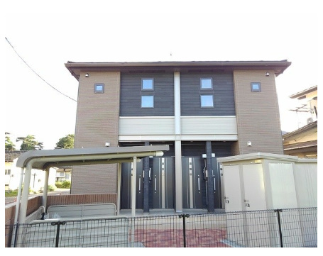 建物外観　南向き2階建てアパート