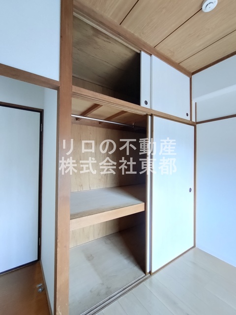 収納　奥行のある収納付です！増えがちな荷物をもスッキリ収納できます