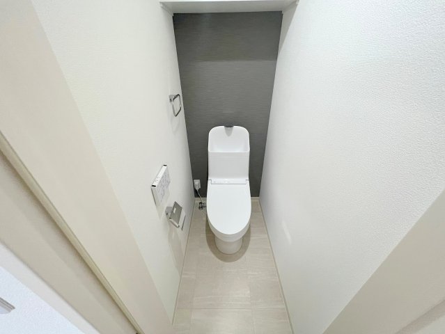 トイレ　清潔感のあるトイレは、誰もがリラックスできる空間です。