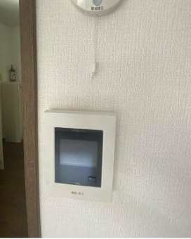 セキュリティ　モニター付きインターホンです