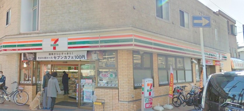 コンビニ　セブン-イレブン松戸上本郷駅前店（コンビニ）まで870m