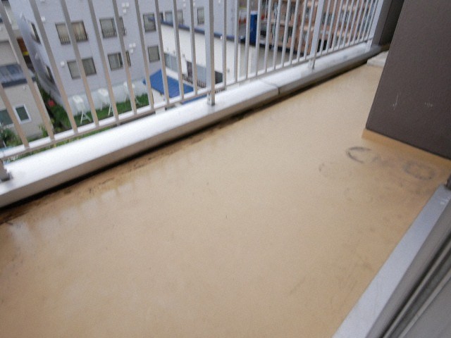 バルコニー　落ち着いた時間を過ごせるバルコニーです