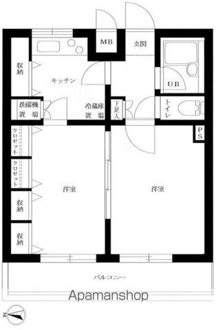 ルーブル新宿西落合IIの間取り写真