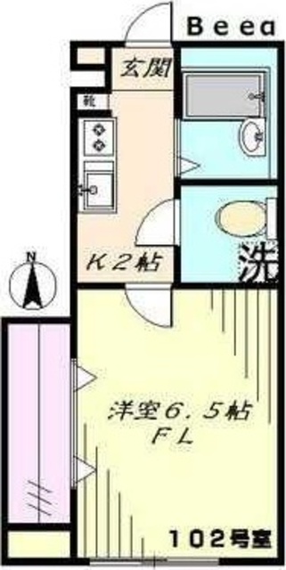 Bee αの間取り写真