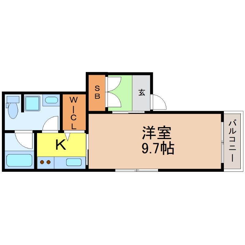 地下鉄名城線 ナゴヤドーム前矢田駅 徒歩9分 4階建 築21年の間取り写真