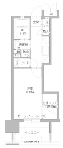 アクタス博多Vタワー3番館の間取り写真