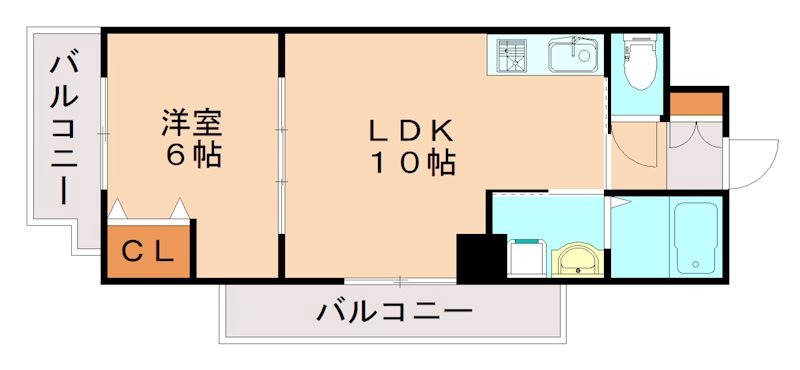 セントフォール新飯塚駅東の間取り写真