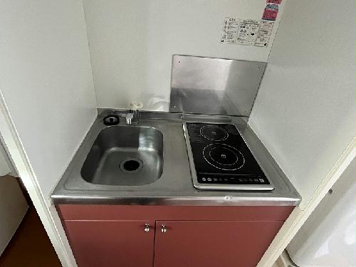 キッチン　シングルレバー設置