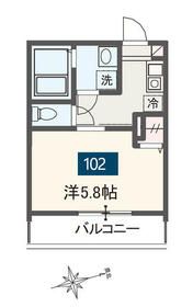 MELDIA稲城の間取り写真