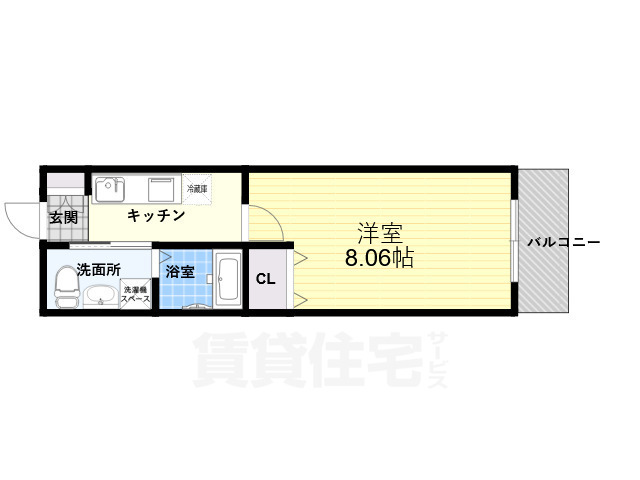 大阪モノレール彩都線 豊川駅 徒歩13分 3階建 築11年の間取り写真