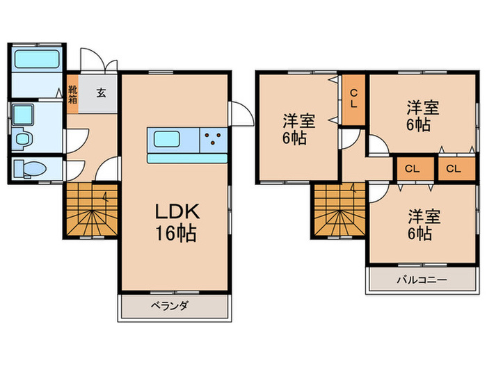 青葉台戸建の間取り写真