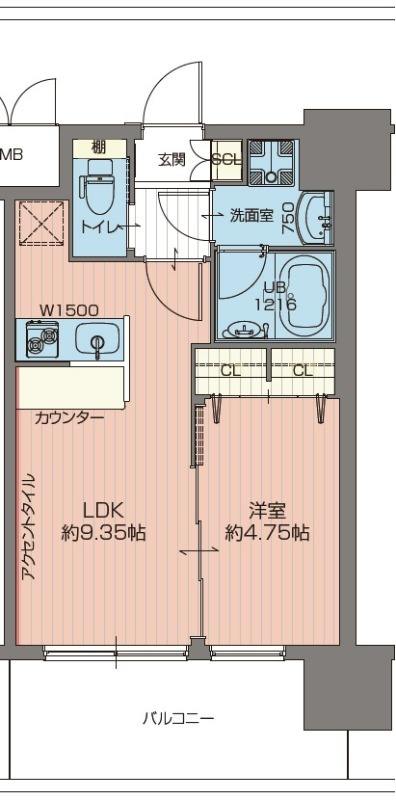 プレジオ布施ASIANの間取り写真